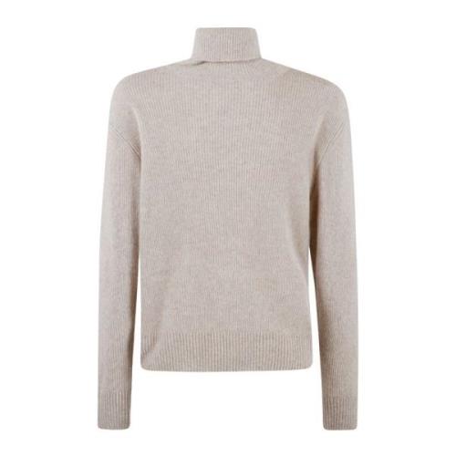 Tom Ford Turtle Neck Stickat Beige, Herr