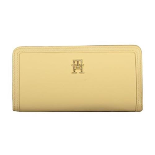 Tommy Hilfiger Beige Damplånbok med Flera Fack Beige, Dam