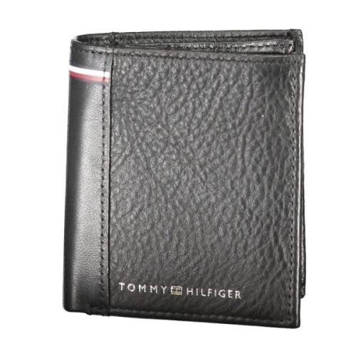 Tommy Hilfiger Herr Plånbok Svart Kontrast Logotyp Black, Herr