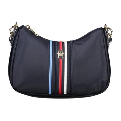 Tommy Hilfiger Blå Axelväska med Dragkedja Blue, Dam