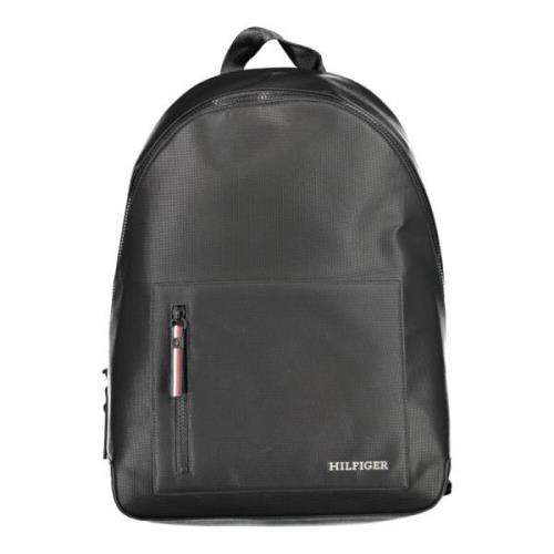 Tommy Hilfiger Svart Herrryggsäck Laptopfack Black, Herr