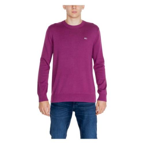 Tommy Hilfiger Lila Stickat för Höst/Vinter Purple, Herr