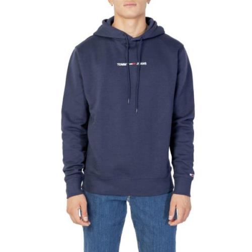 Tommy Hilfiger Blått Mönstrad Hoodie Blue, Herr