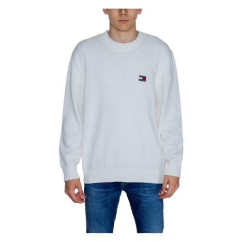 Tommy Hilfiger Vit Stickat för Män White, Herr