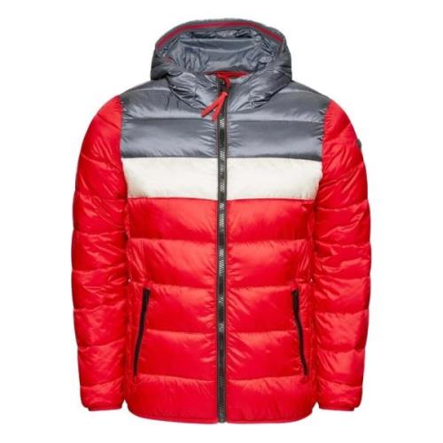 CMP MAN Jacket FIX Hood Jacka Red, Herr