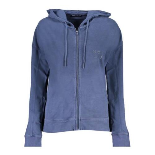 North Sails Blå Hoodie med Dragkedja Blue, Dam