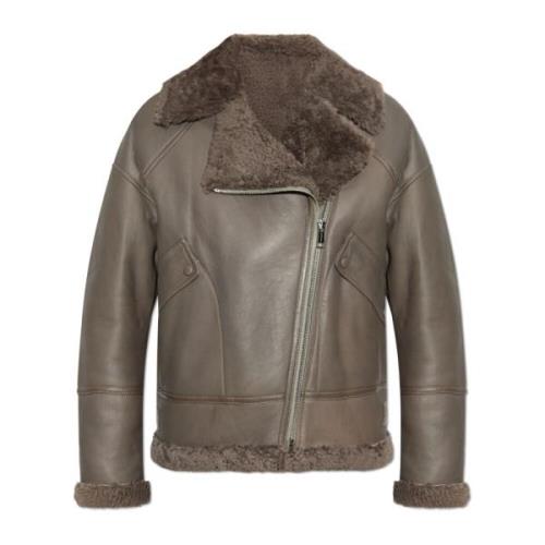 Yves Salomon Shearling Kappa Gray, Dam