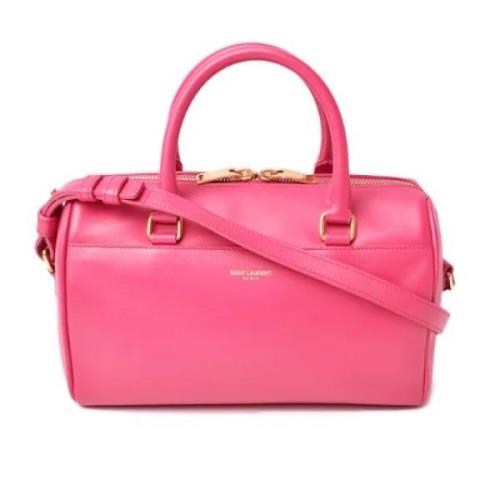 Yves Saint Laurent Vintage Pre-owned Laeder handvskor Pink, Herr