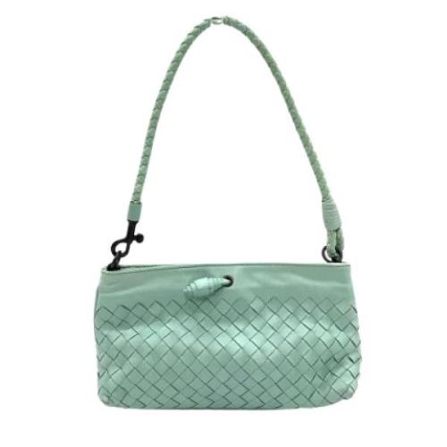 Bottega Veneta Vintage Pre-owned Laeder handvskor Blue, Dam