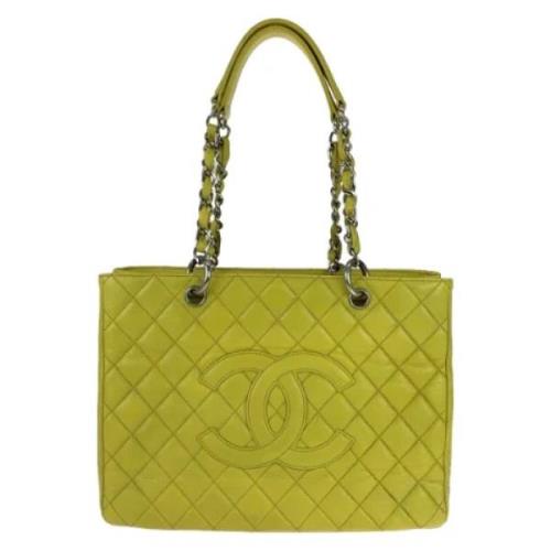 Chanel Vintage Pre-owned Laeder chanel-vskor Yellow, Dam