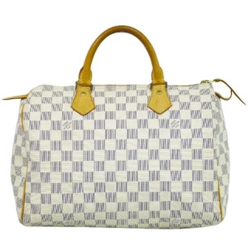 Louis Vuitton Vintage Pre-owned Canvas louis-vuitton-vskor White, Dam