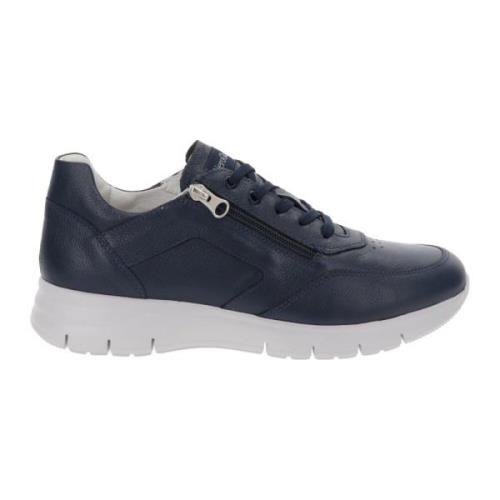 Nerogiardini Herr Läder Sneakers Blue, Herr