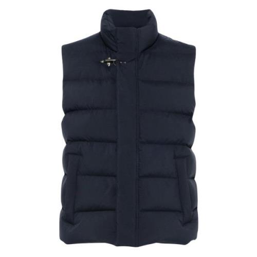 Fay Stilig Gilet för Män Blue, Herr