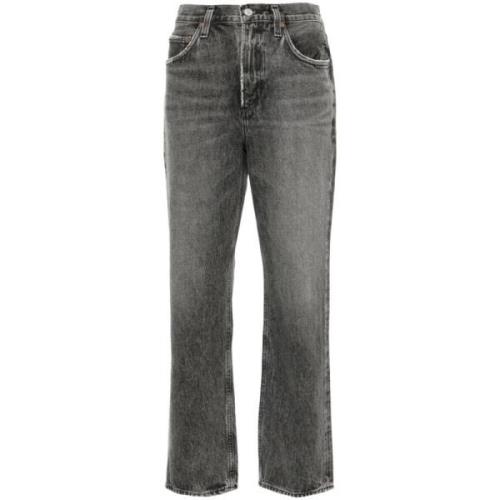 Agolde Valen J Denim Jeans Gray, Dam