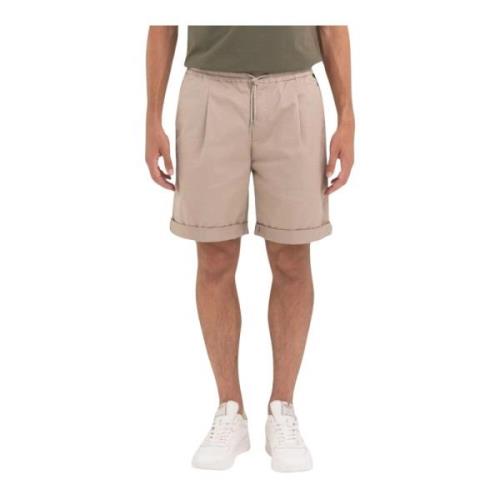 Replay Slim Fit Bermuda Shorts Brown, Herr