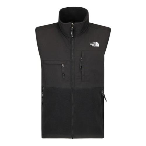 The North Face Broderad Logga Dragkedja Väst Black, Herr