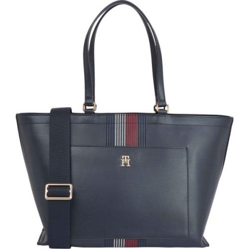 Tommy Hilfiger Distinct Shopper Väska Blue, Dam