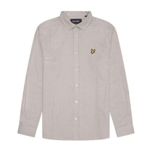 Lyle & Scott Rutig Shepherd Skjorta Gray, Herr