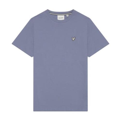 Lyle & Scott Bomull Crewneck T-shirt Blue, Herr