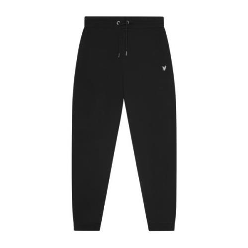 Lyle & Scott Diagonal Weave French Terry Sweatpant Black, Herr