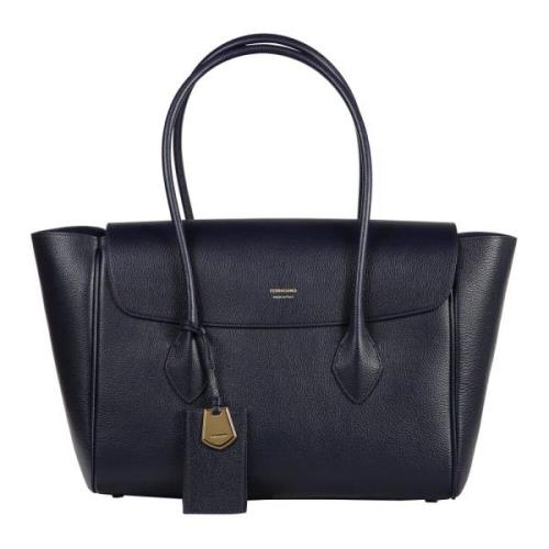 Salvatore Ferragamo Klassisk Toteväska för Dagligt Bruk Blue, Dam