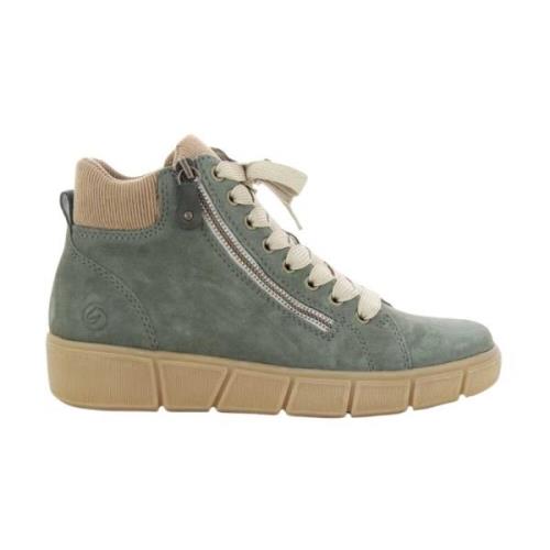 Remonte Dam Khaki Skor Stiligt Modell Green, Dam