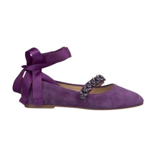 Alma EN Pena Ballerina med rosett Purple, Dam