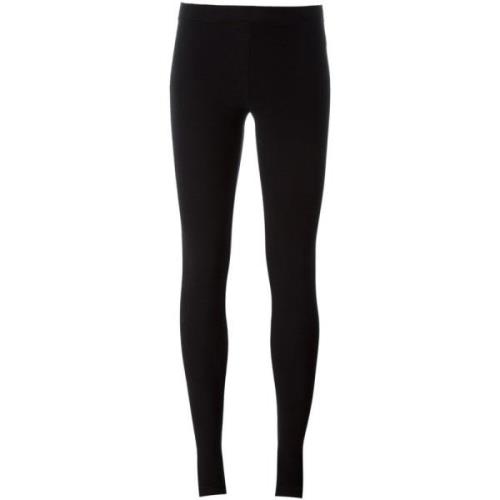 James Perse Klassiska Basic Leggings Black, Dam