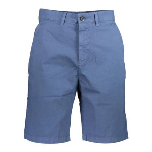 North Sails Blå Bermuda Shorts Regular Fit Bomull Blue, Herr