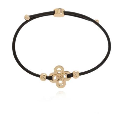 Tory Burch Läderarmband Black, Dam