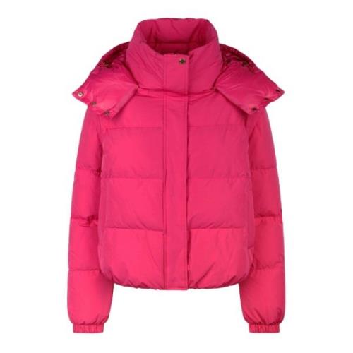 Patrizia Pepe Fuchsia Puffer Bomberjacka Purple, Dam