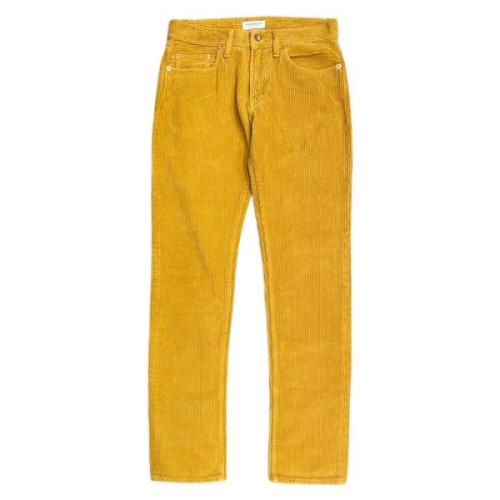 President's Corduroy Icarus Ocher Byxor Slim Fit Yellow, Herr