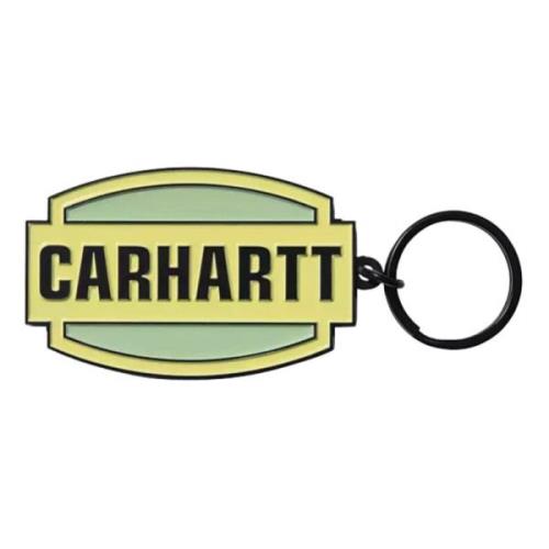 Carhartt Wip Press Script Keychain Arctic Lime Multicolor, Unisex