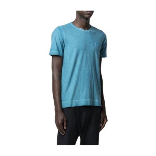 Massimo Alba Stilren T-shirt Panarea J0019 U594 Blue, Herr