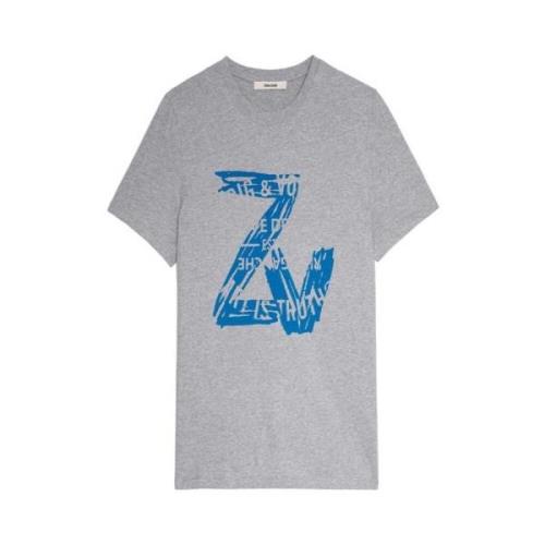 Zadig & Voltaire Snygg T-shirt Gray, Herr