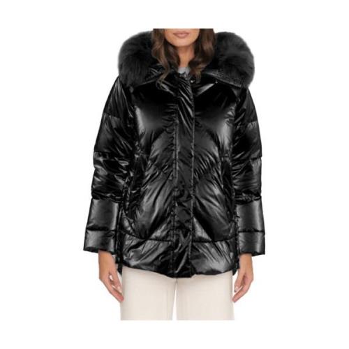 People of Shibuya Ultralight Quilted Jacket med Pearl Finish Black, Da...