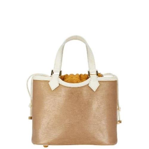 Louis Vuitton Vintage Pre-owned Canvas louis-vuitton-vskor Beige, Dam