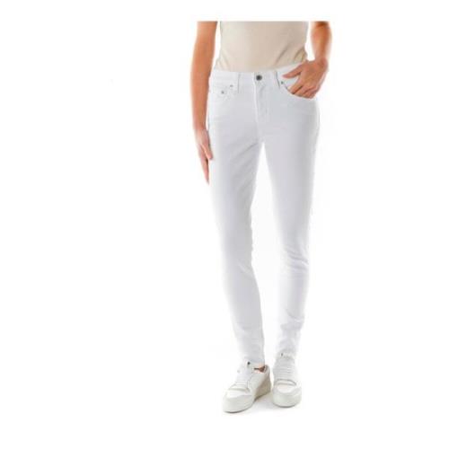 Levi's High Rise Skinny Fit Jeans White, Dam