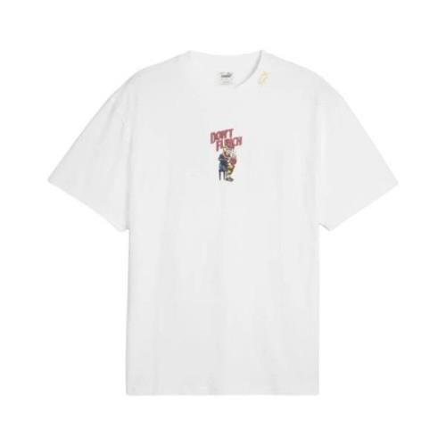 Puma The Joker Tee Vit T-shirt White, Herr