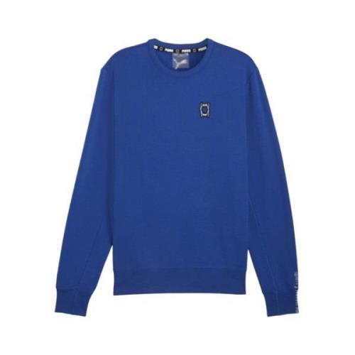 Puma Cobalt Glaze Crewneck Sweatshirt Blue, Herr