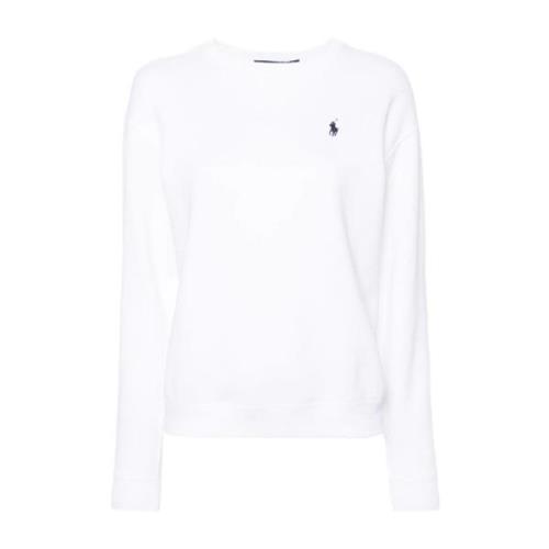 Ralph Lauren Långärmad Sweatshirt White, Dam