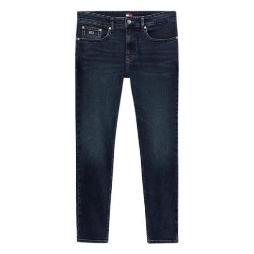 Tommy Hilfiger Slim Fit Distressed Denim Jeans Blue, Herr