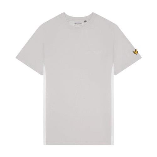 Lyle & Scott Färgblock Kärn T-shirt White, Herr