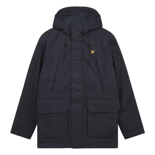 Lyle & Scott Microfleece Parka 2.0 Jacka Blue, Herr