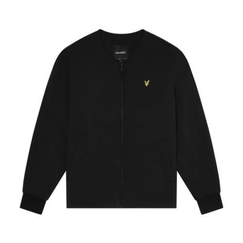 Lyle & Scott Lätt Bomberjacka Black, Herr