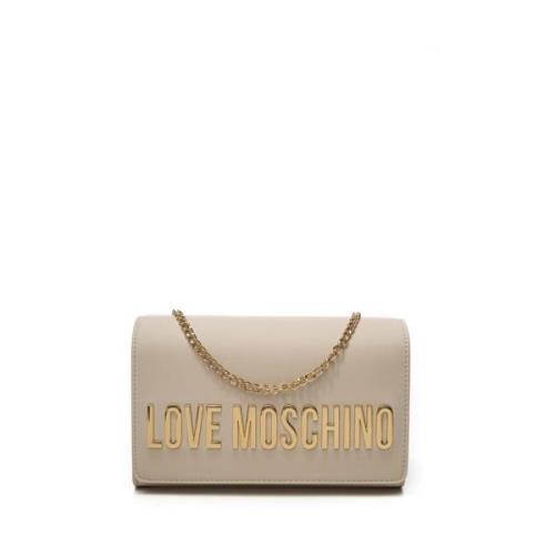 Love Moschino Ivory Väskor för Modeälskare Beige, Dam