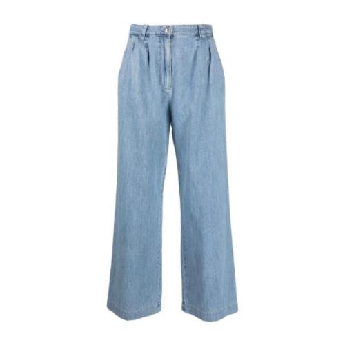 A.p.c. Wide Jeans Blue, Dam