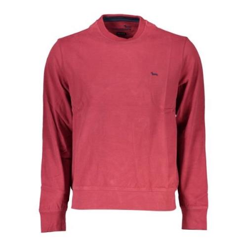 Harmont & Blaine Röd Långärmad Broderad Logosweatshirt Red, Herr