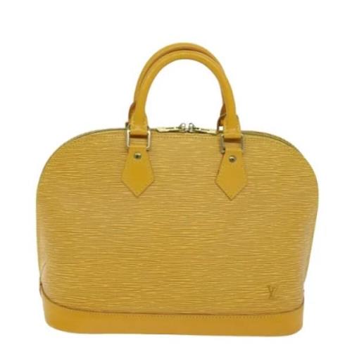 Louis Vuitton Vintage Pre-owned Laeder louis-vuitton-vskor Yellow, Dam