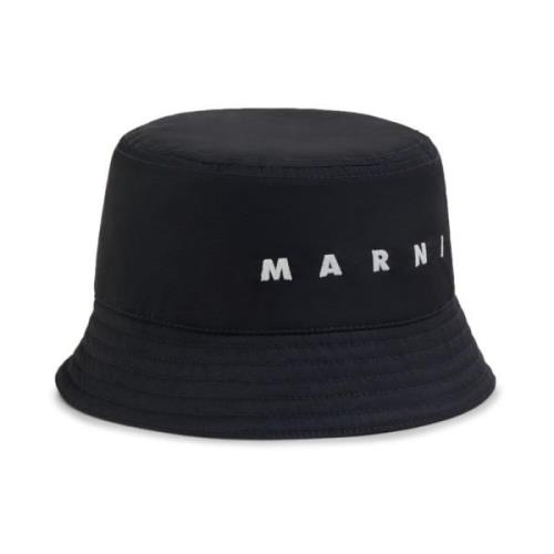 Marni Svart Hatt Black, Herr